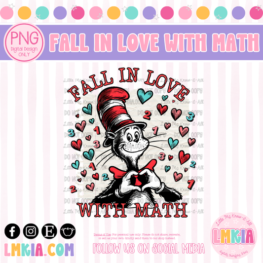 Fall In Love With Math PNG