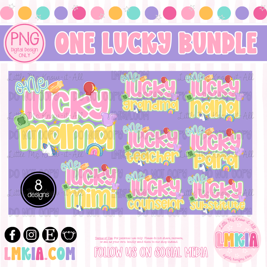 One Lucky Bundle PNG