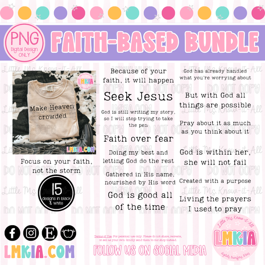 Faith-Based Bundle PNG