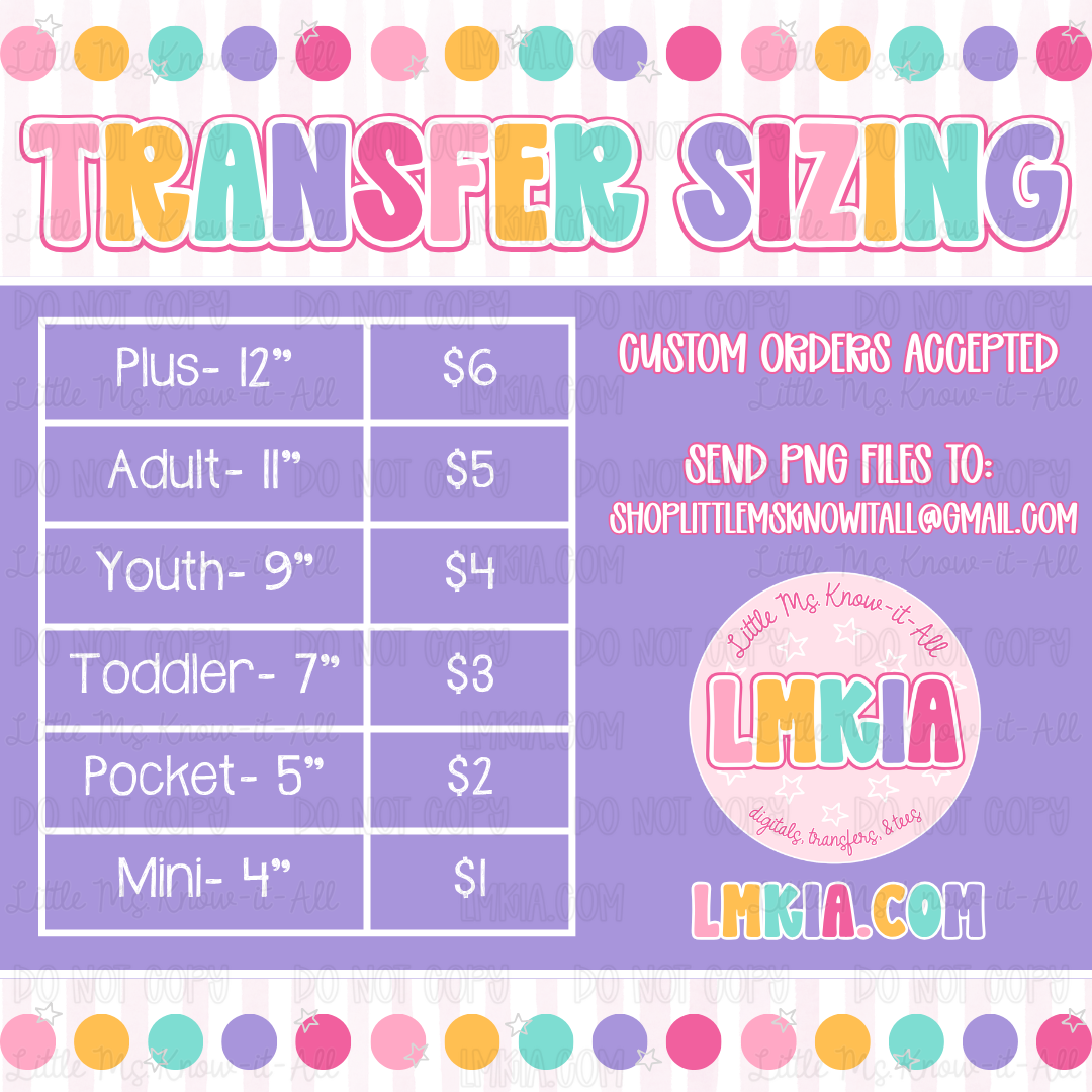 Custom DTF Transfer
