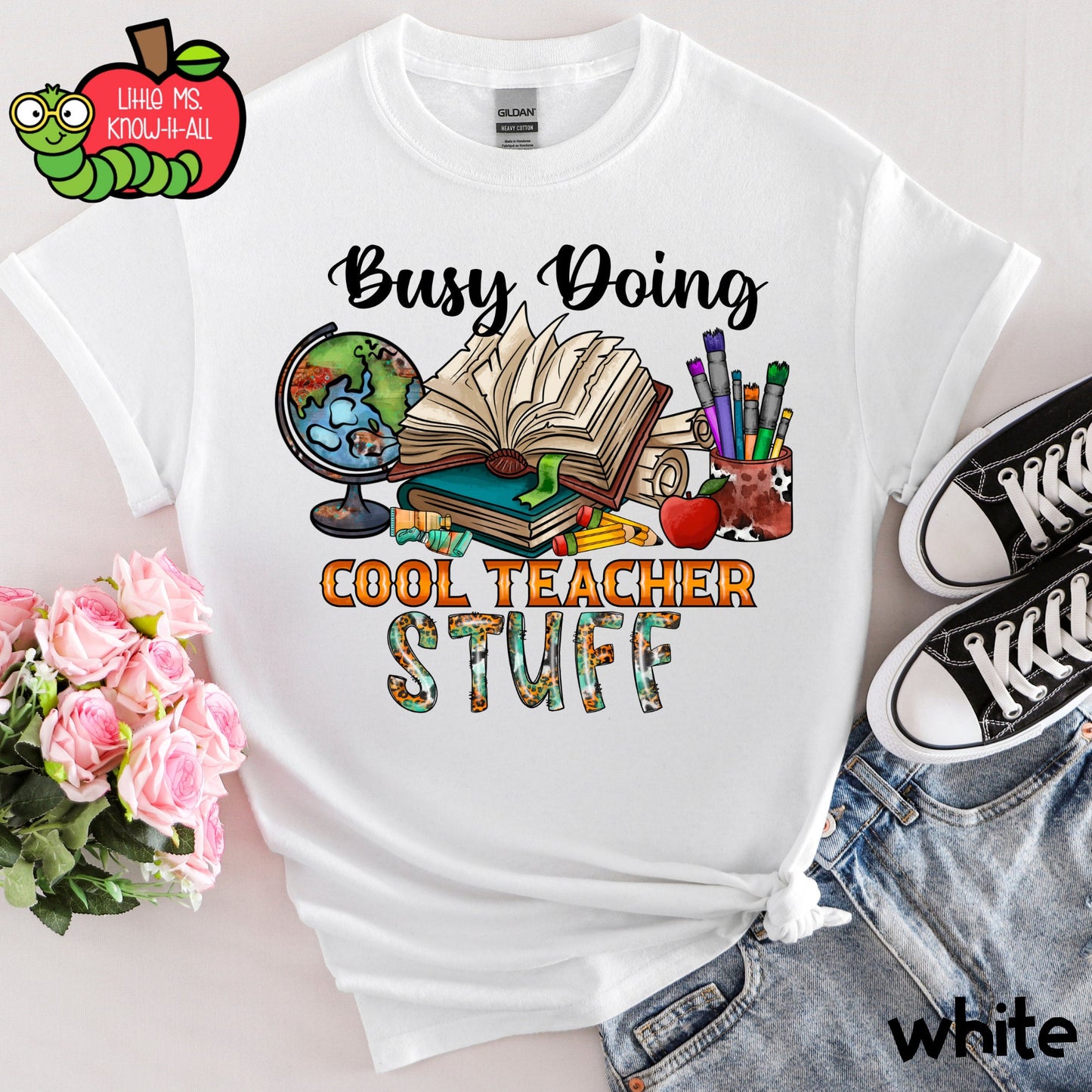 Busy Doing Cool Teacher Things T-Shirt