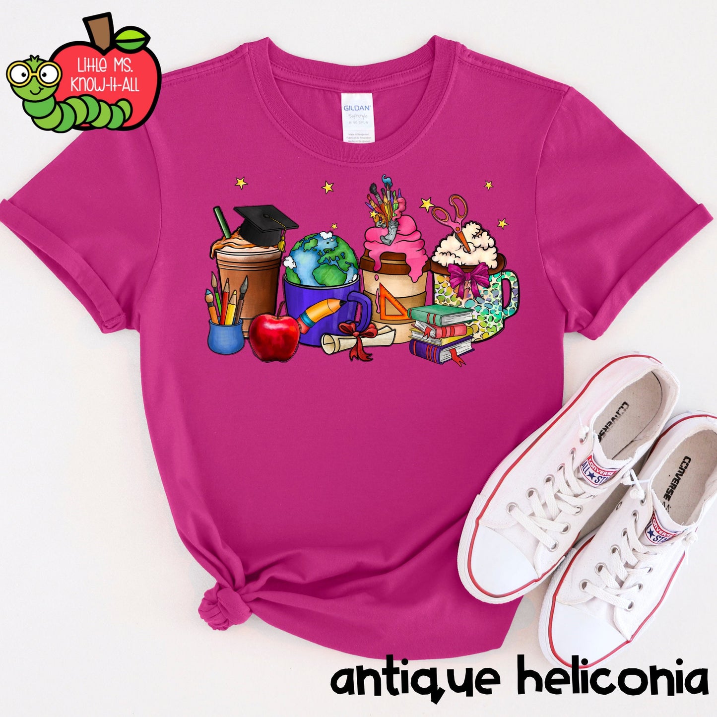 Coffee Drinks Teacher T-Shirt