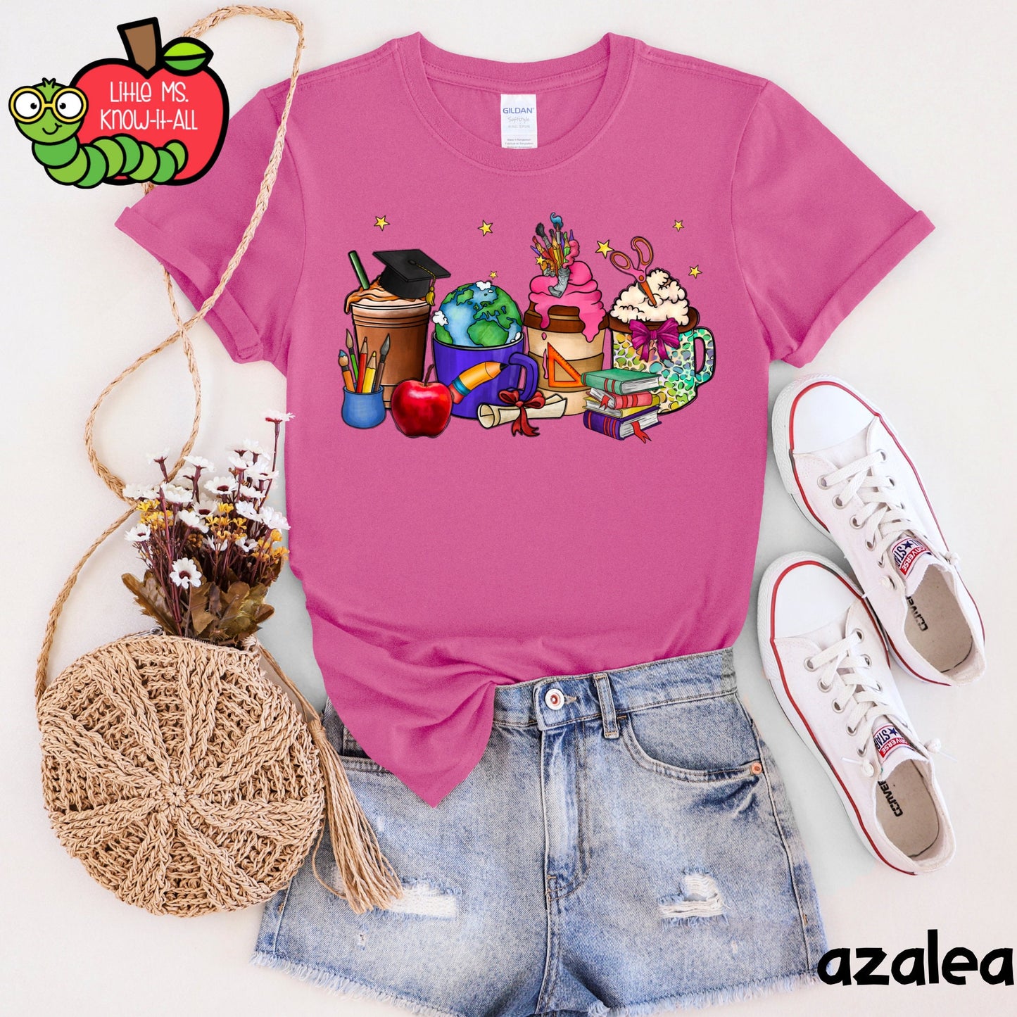 Coffee Drinks Teacher T-Shirt