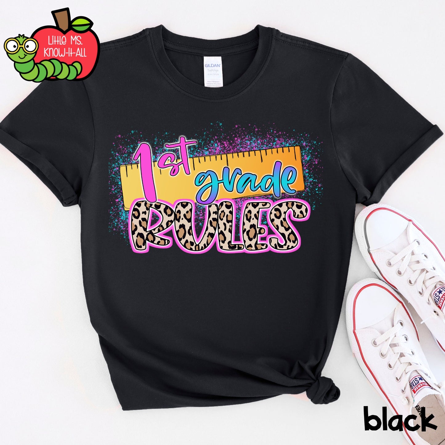 Student Splatter Grade Level Rules T-Shirt