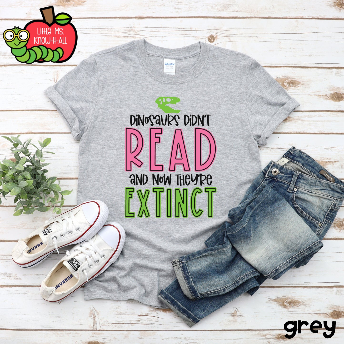 Dinosaurs Didn't Read, Now They're Extinct Shirt