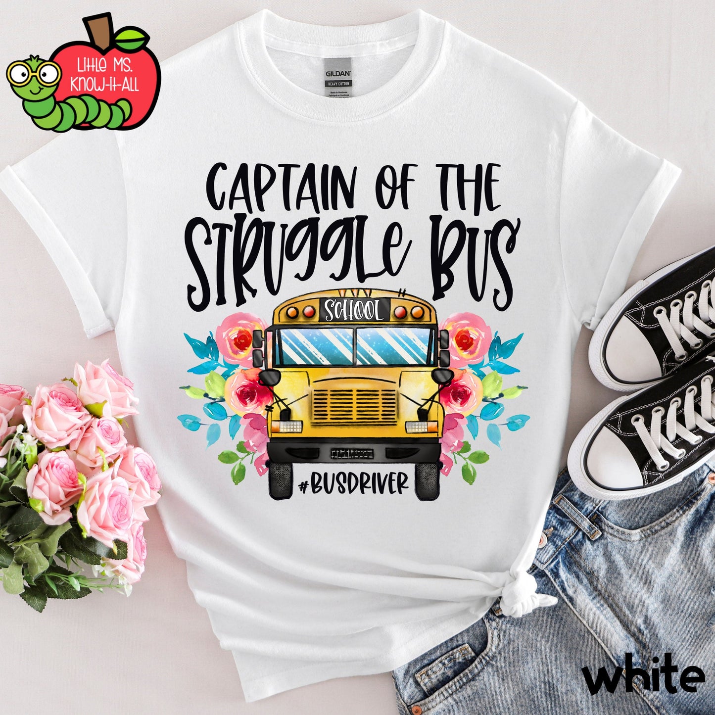 Captain of the Struggle Bus T-Shirt