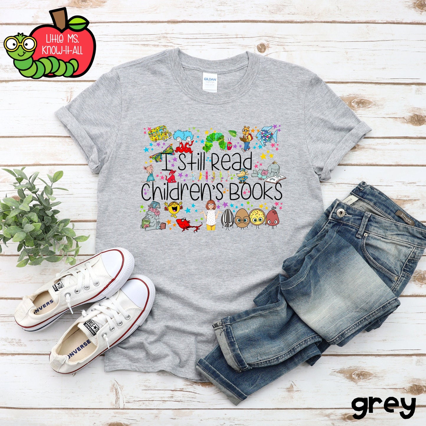I Still Read Children's Books Teacher T-Shirt