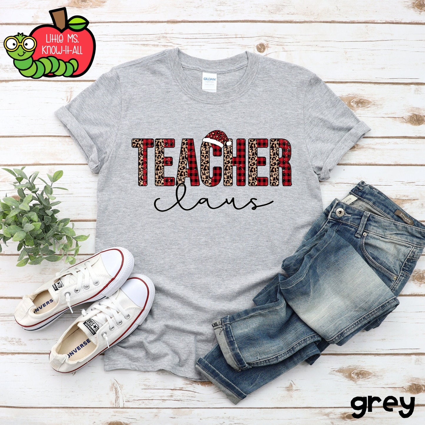 Teacher Claus Christmas T-Shirt