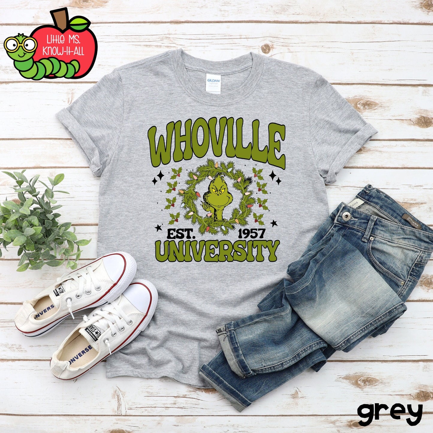 Green Monster University Christmas T-Shirt