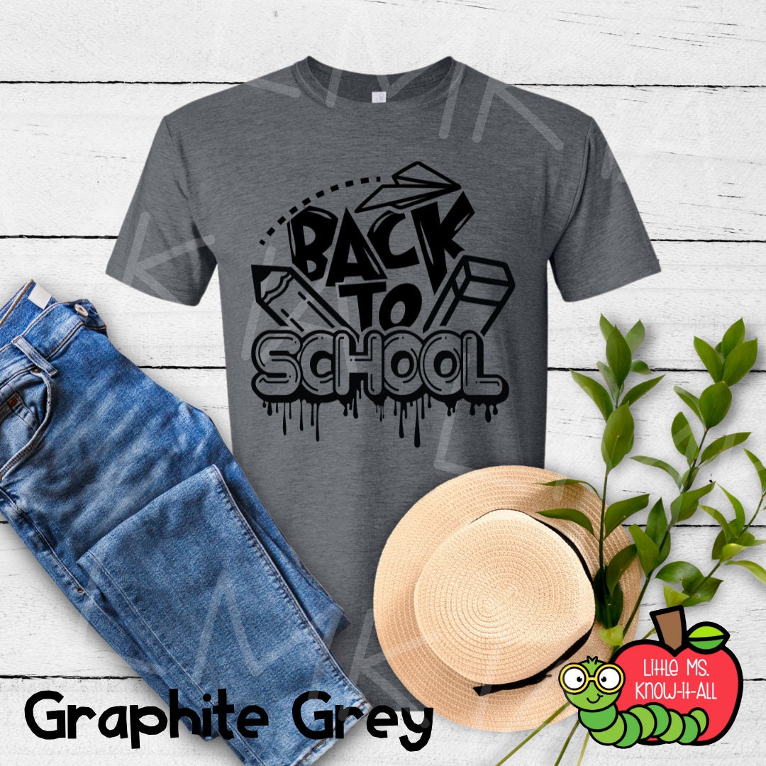 Back to School Graffiti Paint Teacher T-Shirt