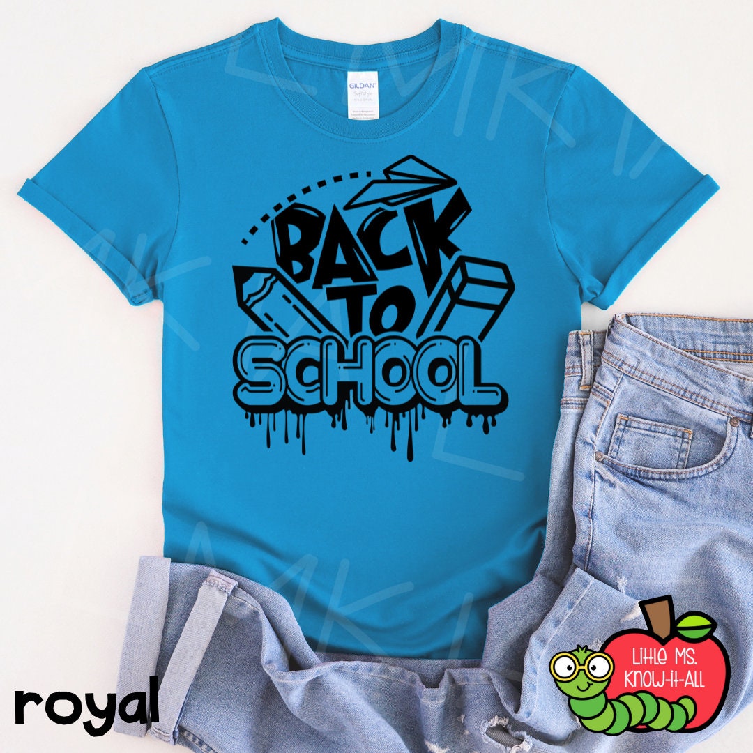 Back to School Graffiti Paint Teacher T-Shirt