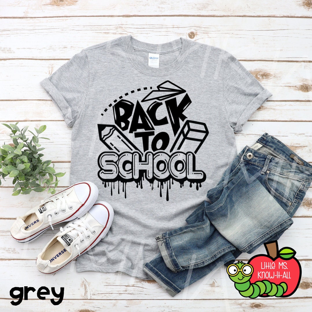 Back to School Graffiti Paint Teacher T-Shirt