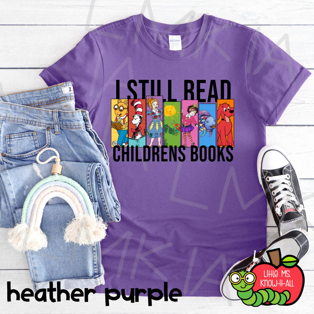 I Still Read Children's Book T-Shirt