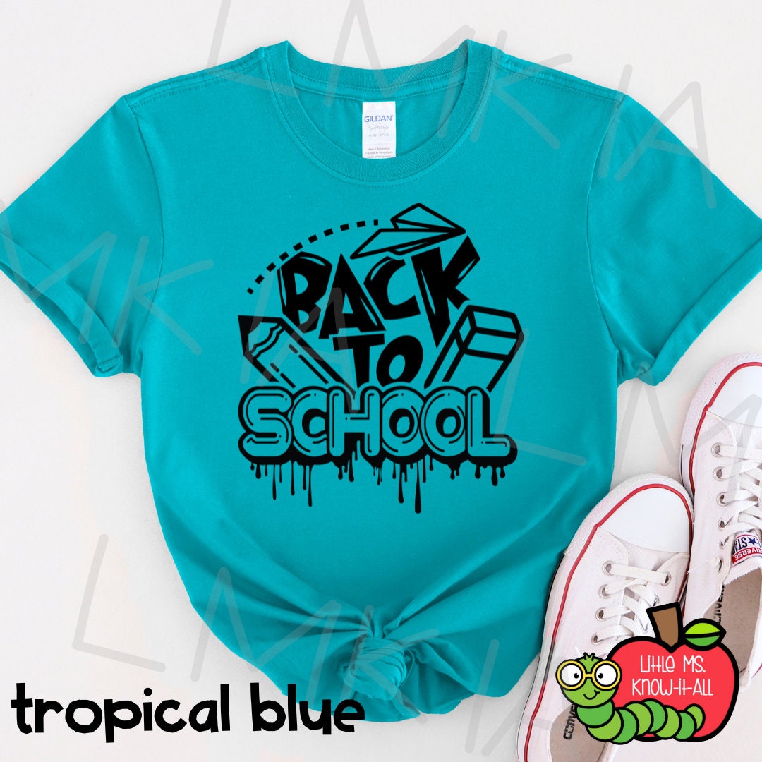 Back to School Graffiti Paint Teacher T-Shirt