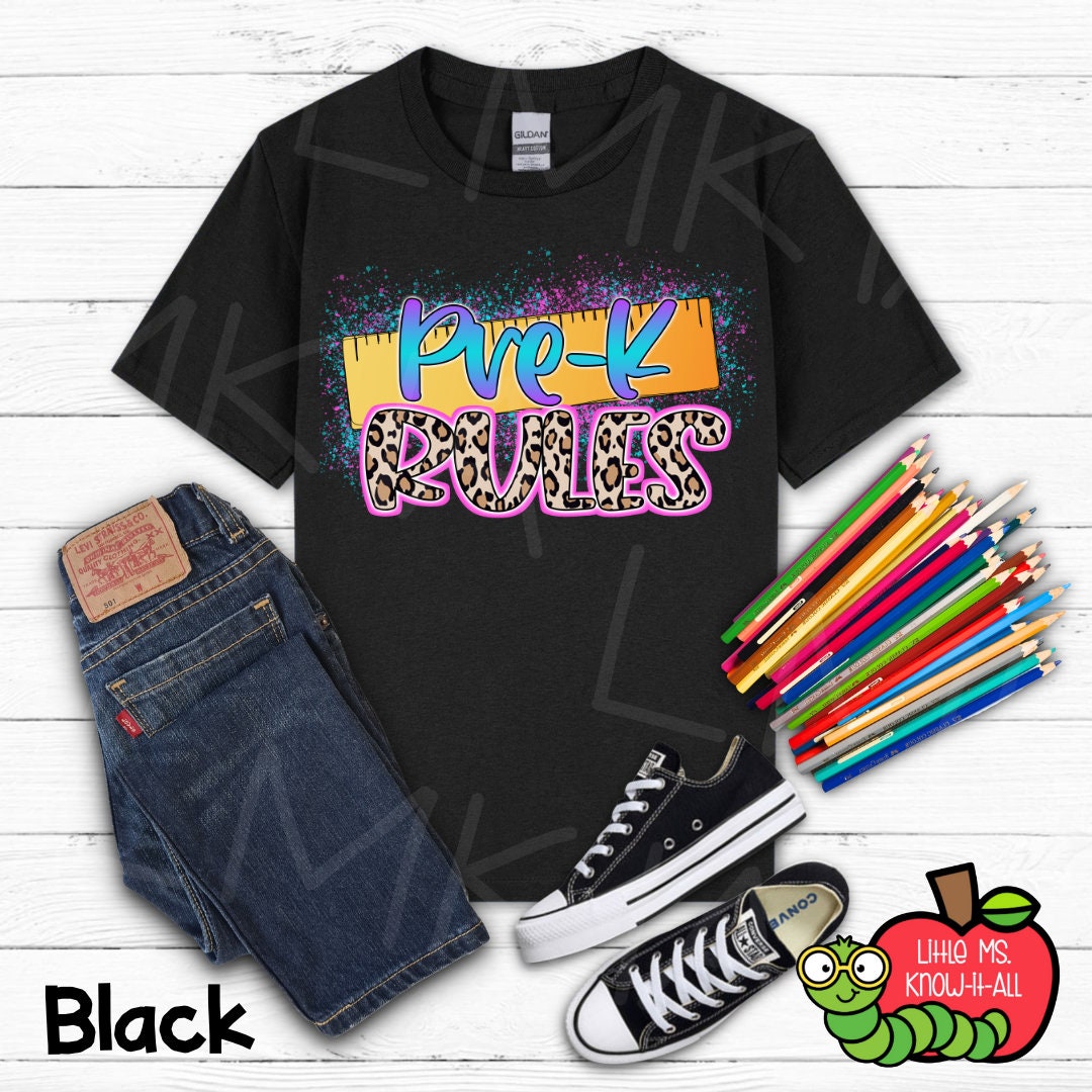 Student Splatter Grade Level Rules T-Shirt